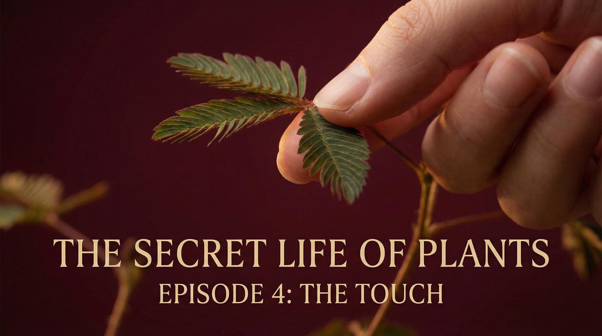 抖音风植物视频 - 含羞草视频微距拍摄