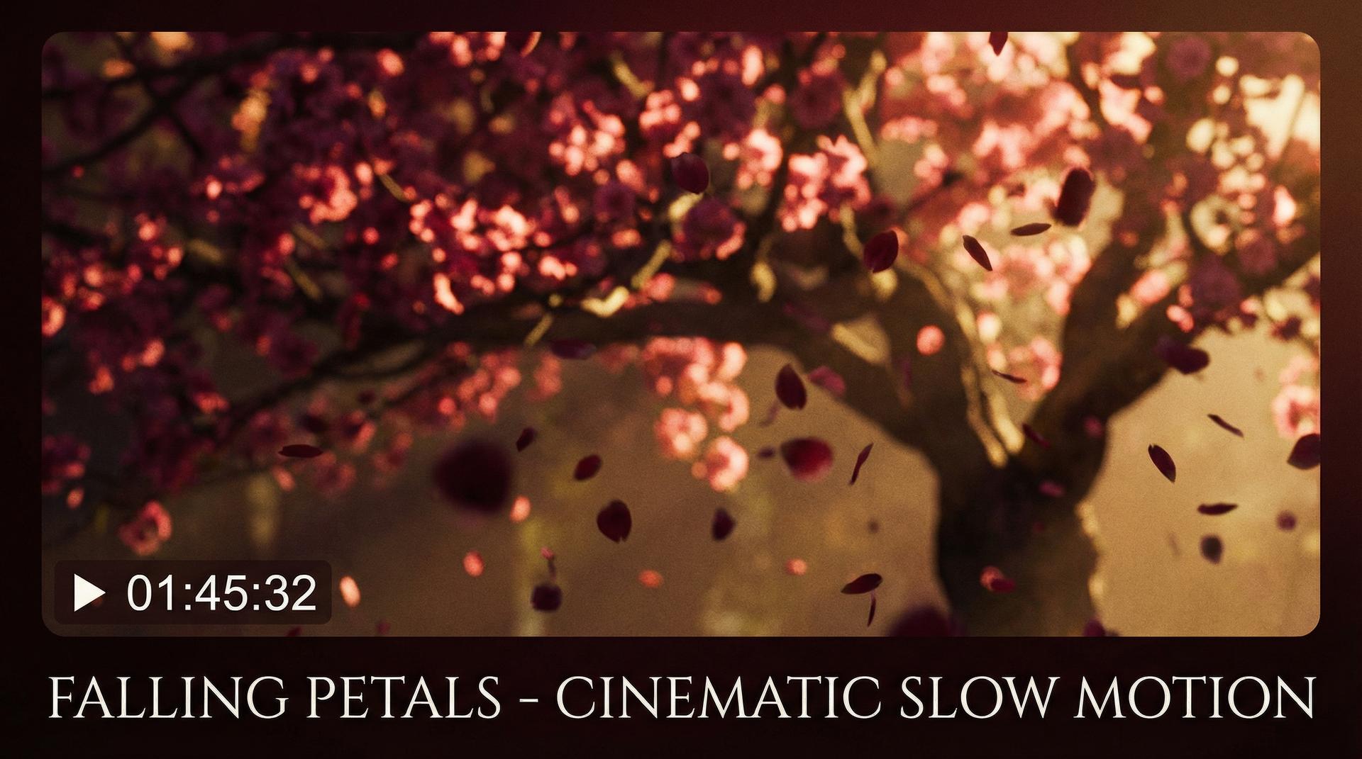 抖音风植物视频 - 花树视频慢动作